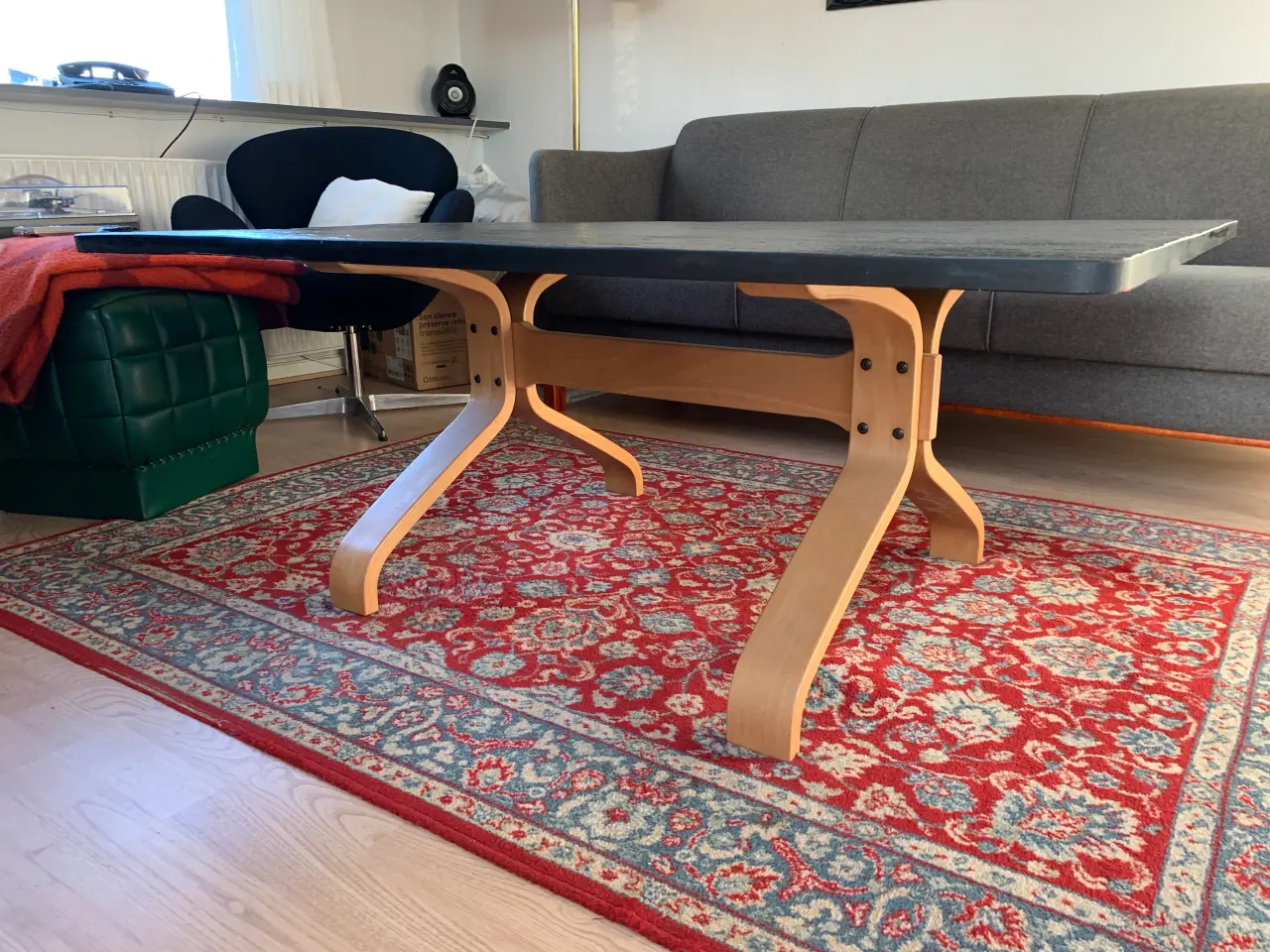 Billede 1 - Sofabord med skiferplade