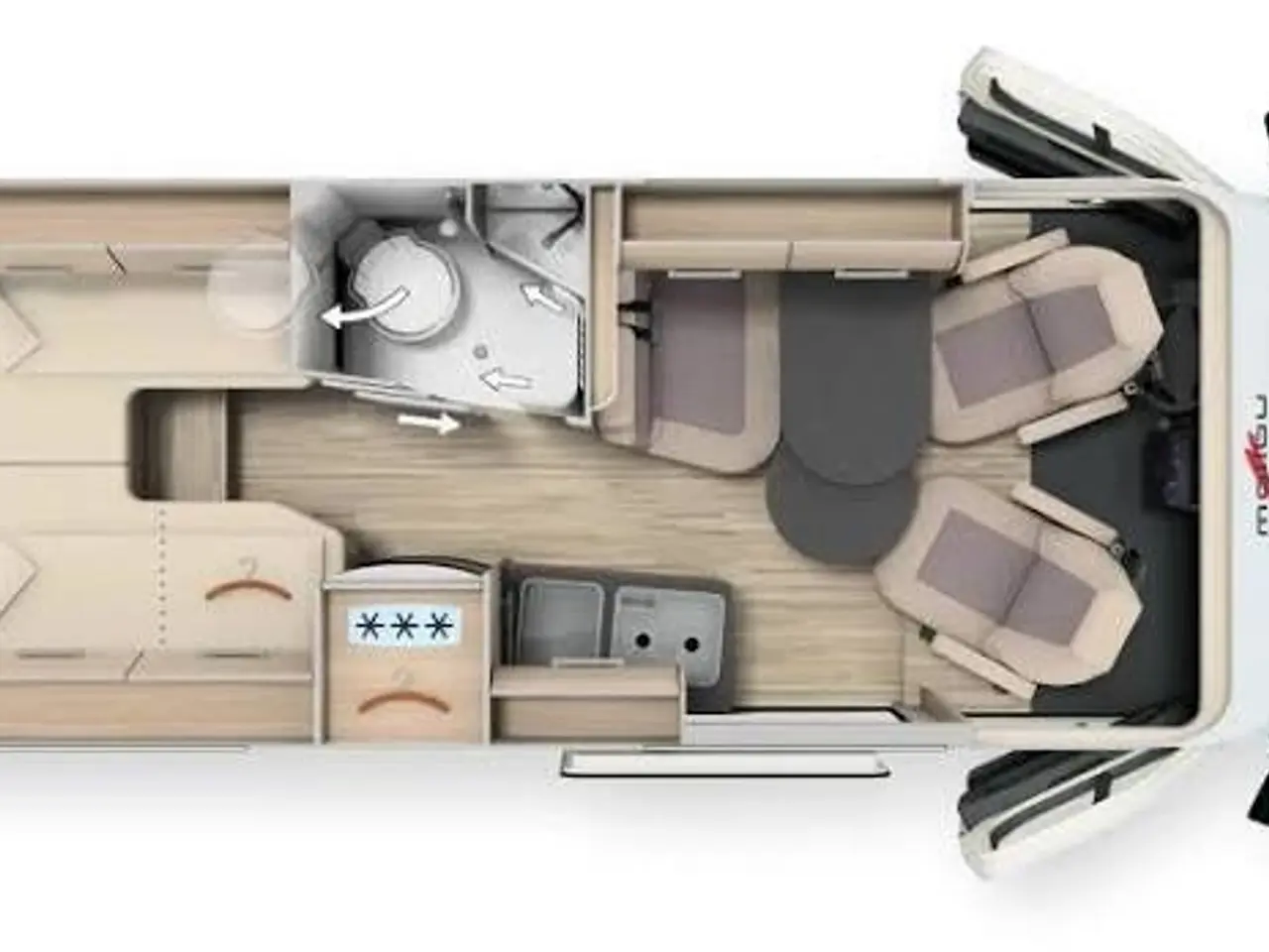 Billede 5 - Fiat Carthago 2,3 Malibu 640LE Charming aut.