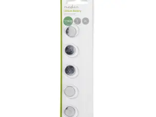 CR1620 Knap Celle Batteri 5stk pakke