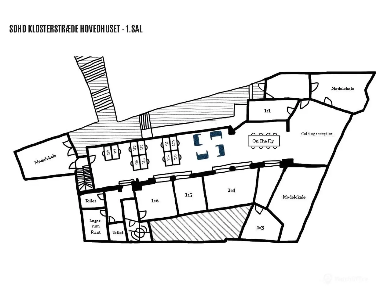 Billede 11 - Kontorer, mødelokaler og Co-working i Indre By