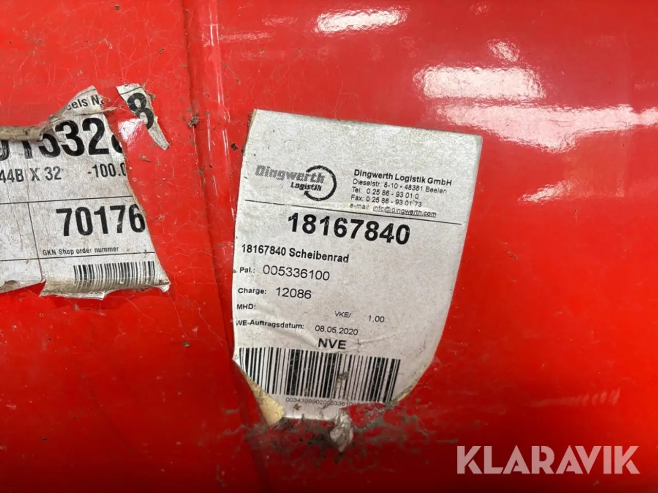 Billede 12 - Mejetærskerfælge Claas DW 44B x 32  2 styk