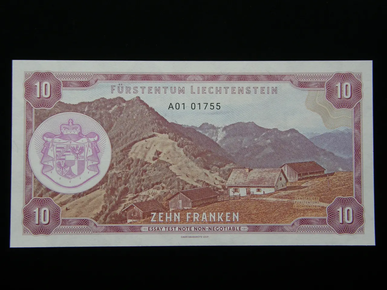 Billede 2 - Liechtenstein  10 Francs  2019  Unc.