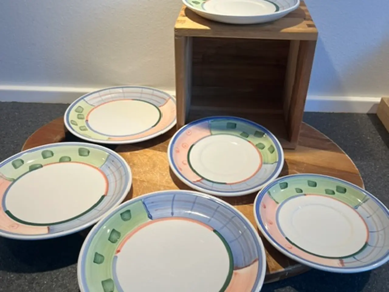 Billede 1 - Håndmalet Villeroy & Boch "Switch 4 Corfu" porcelæ