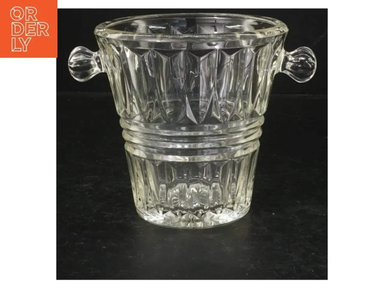 Billede 1 - Lille glas krukke med håndtag