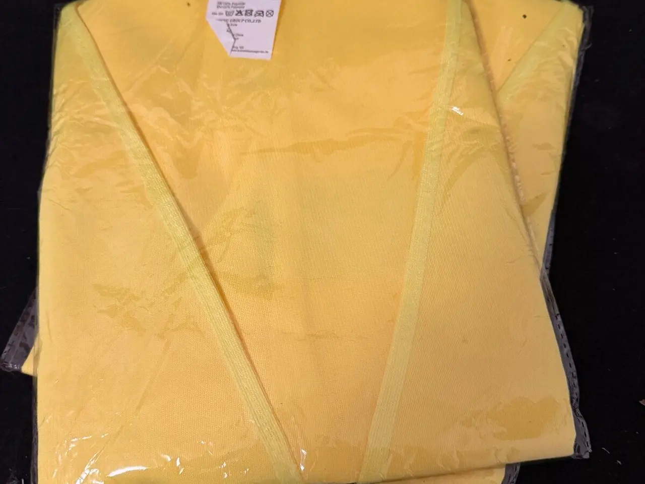 Billede 1 - 2 gule refleksveste/sikkerhedsveste – nye i pose