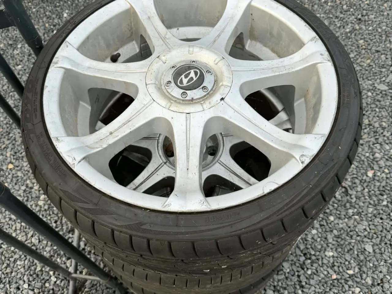 Billede 2 - 18" Alufælge Hyundai med Toyo sommerdæk