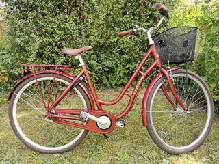 Næsten ny mustang dame,pige cykel 28",51cm,7gaer