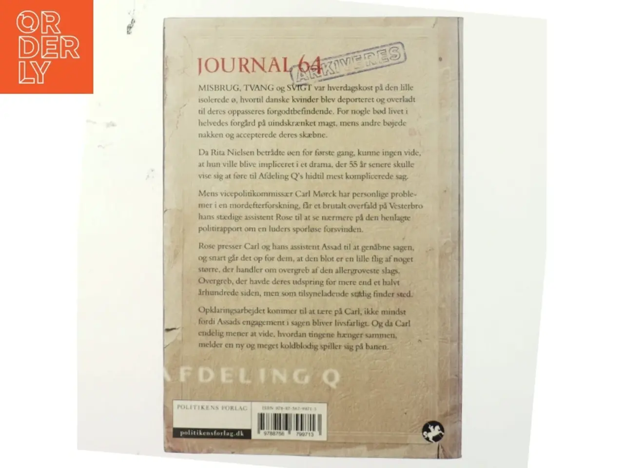 Billede 3 - Journal 64 af Jussi Adler-Olsen (Bog)