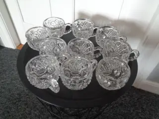 Krystal kaffekopper