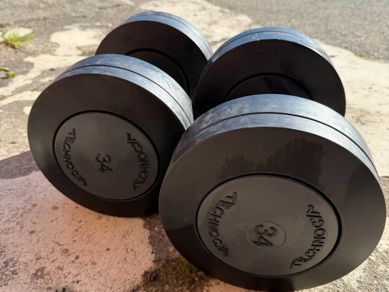 Billede 1 - Technogym Urethane håndvægte (2 x 34 kg.)