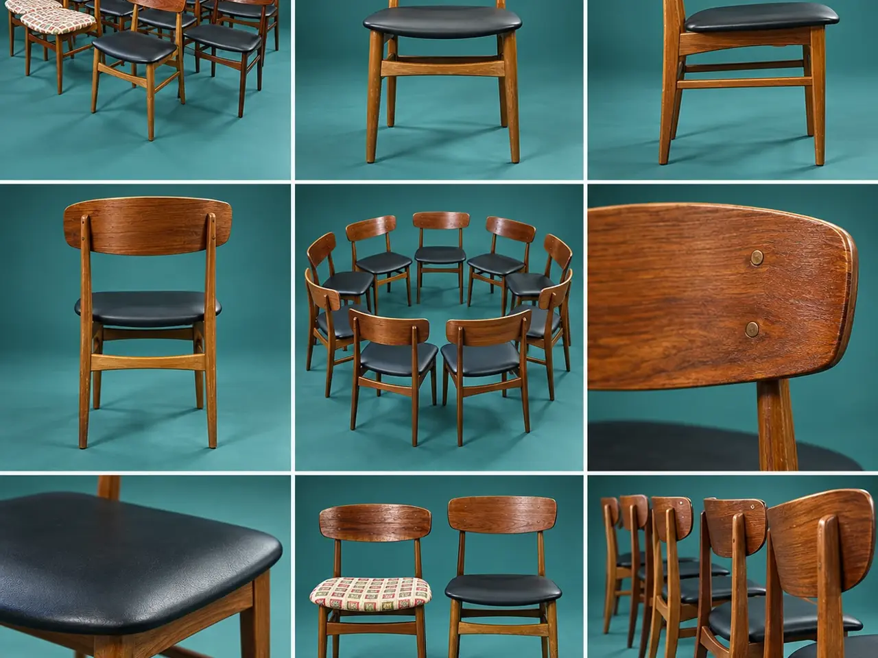 Billede 1 - đŠđ° STOR SAMLING DANSKE RETRO TEAKSTOLE â 1960âER