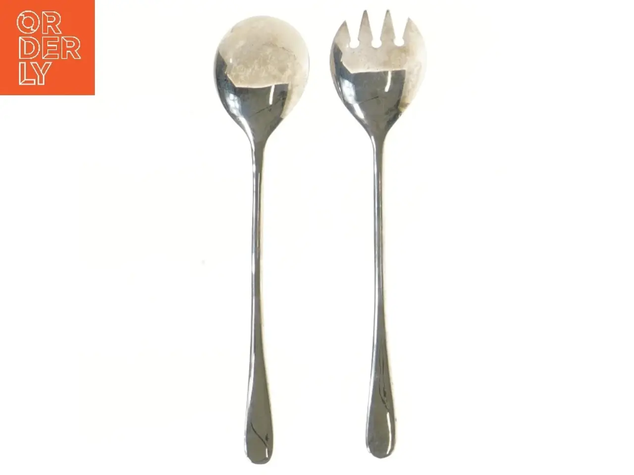 Billede 1 - Salatbestik sæt i rustfrit stål (str. 23 cm)