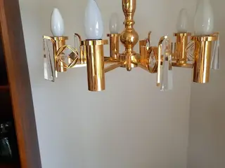 Prismelampe med seks arme