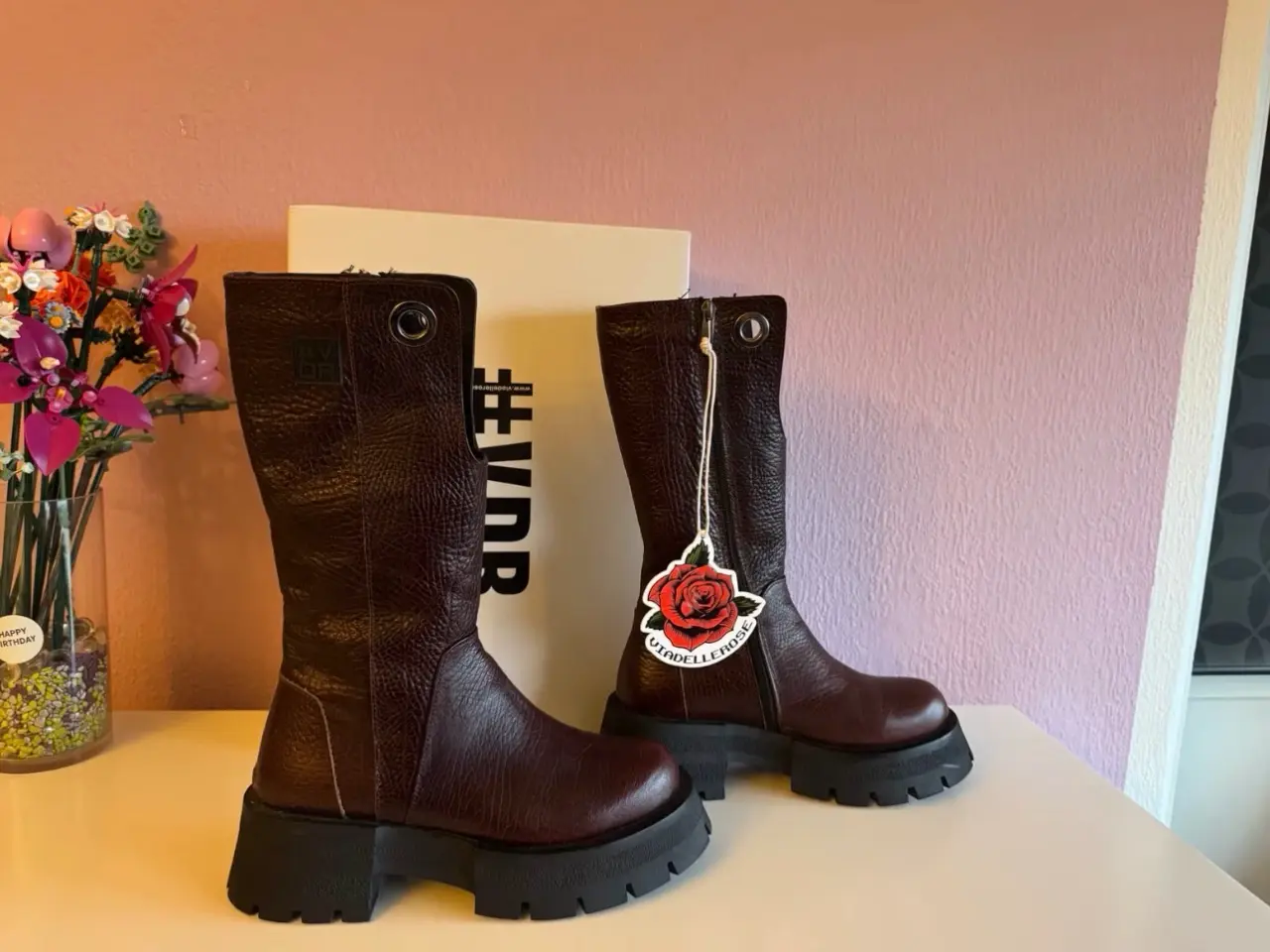 Billede 4 - Ægte læder boots fra Viadellerose #VDR