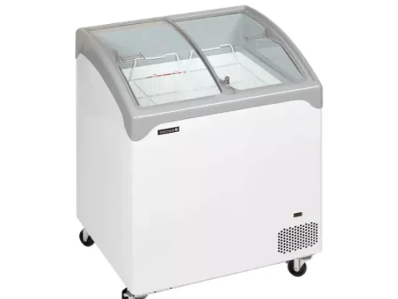 Billede 1 - Tefcold Isfryser med buede glaslåg - 185 Liter