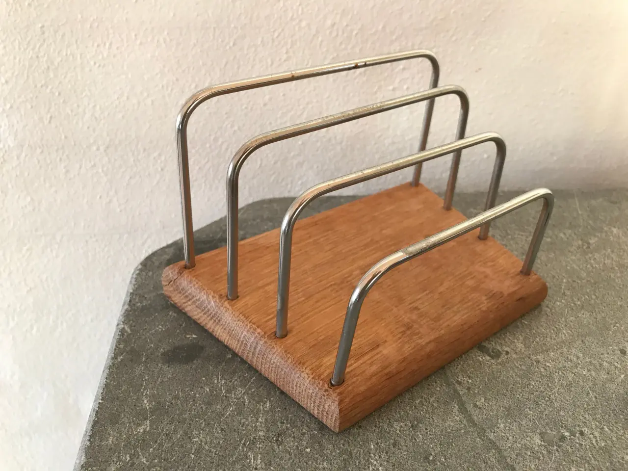 Billede 2 - Retro papirholdere / Brevholdere (teak, eg)