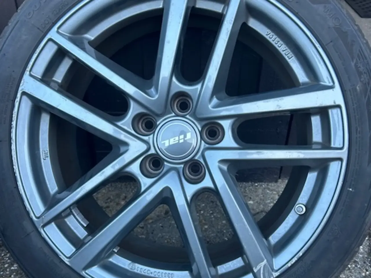 Billede 3 - Alu fælge 4 stk.med vinterdæk til Mercedes C model