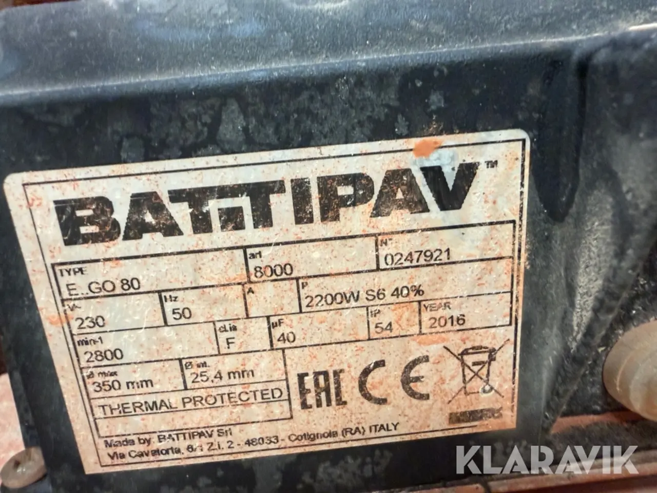 Billede 4 - Fliseskærer Battipav E.GO 80