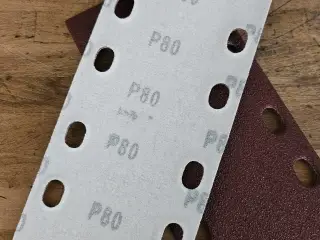 93x186mm Velcro sandpapir til Rystepudser 140 stk.