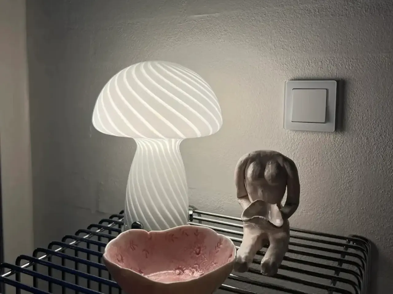 Billede 1 - Mushroom bordlampe - hvid