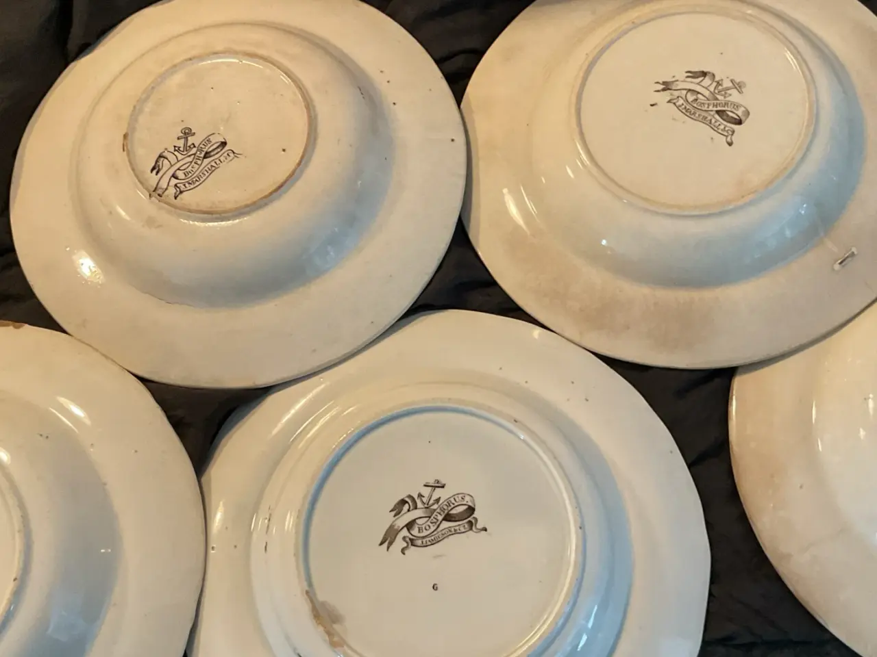 Billede 14 - Engelsk 1800 tals fajance med samme motiv