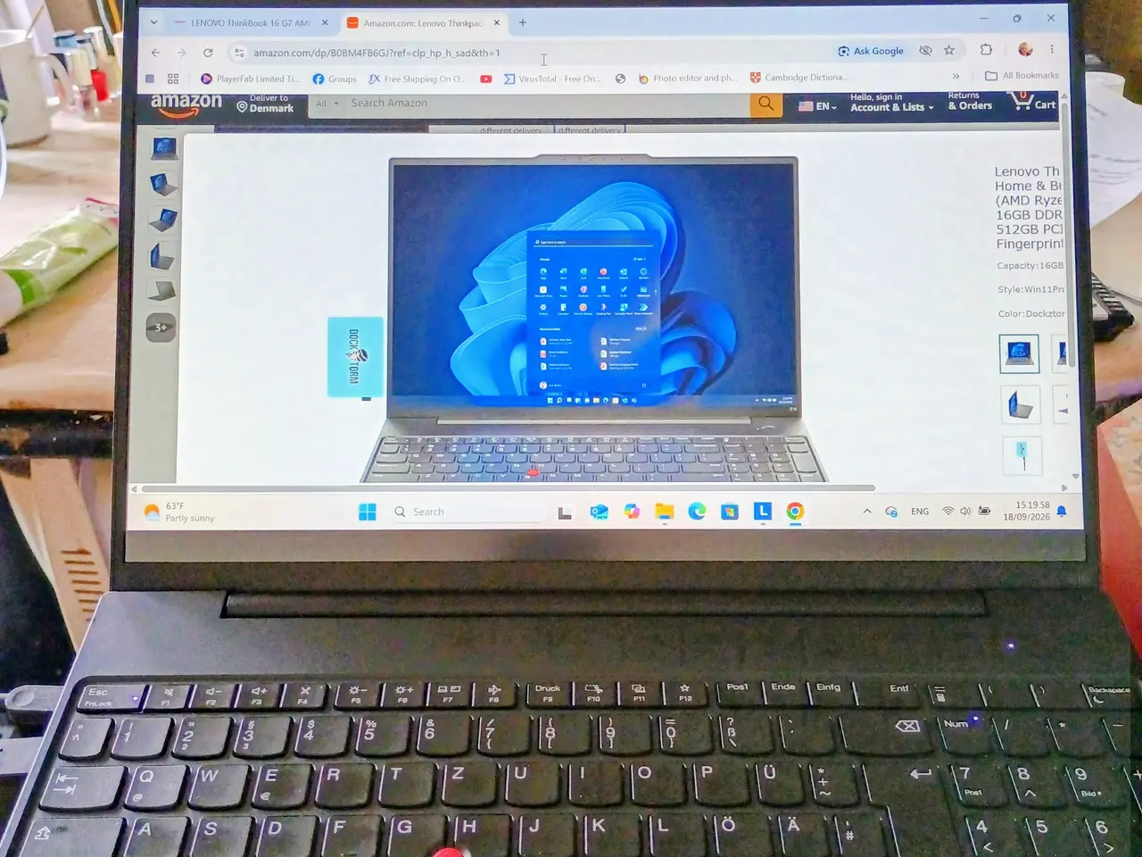 Billede 2 - Lenovo Thinkpad 16