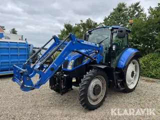 Traktor New Holland T5.115 med frontlæsser og GPS