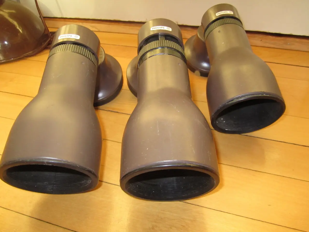 Billede 2 - BYD. RETRO. Brune Lamper/PHILLIPS spot. 