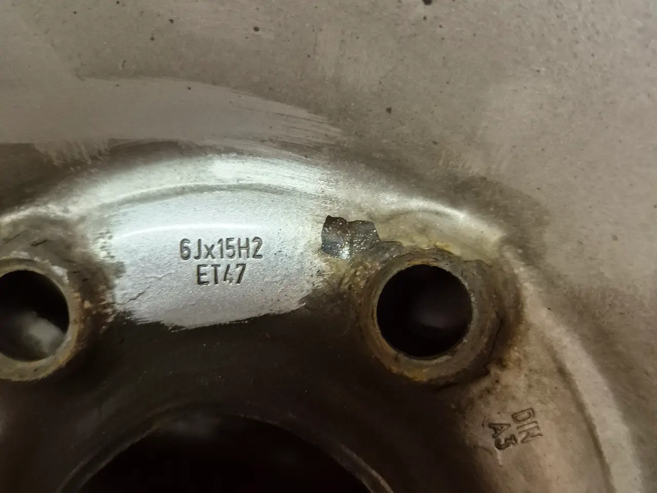Billede 7 - VW Caddy Helårsdæk på stålfælge 6Jx15 5x112
