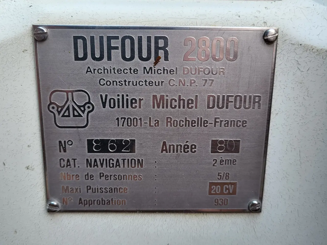 Billede 4 - Dufour 2800
