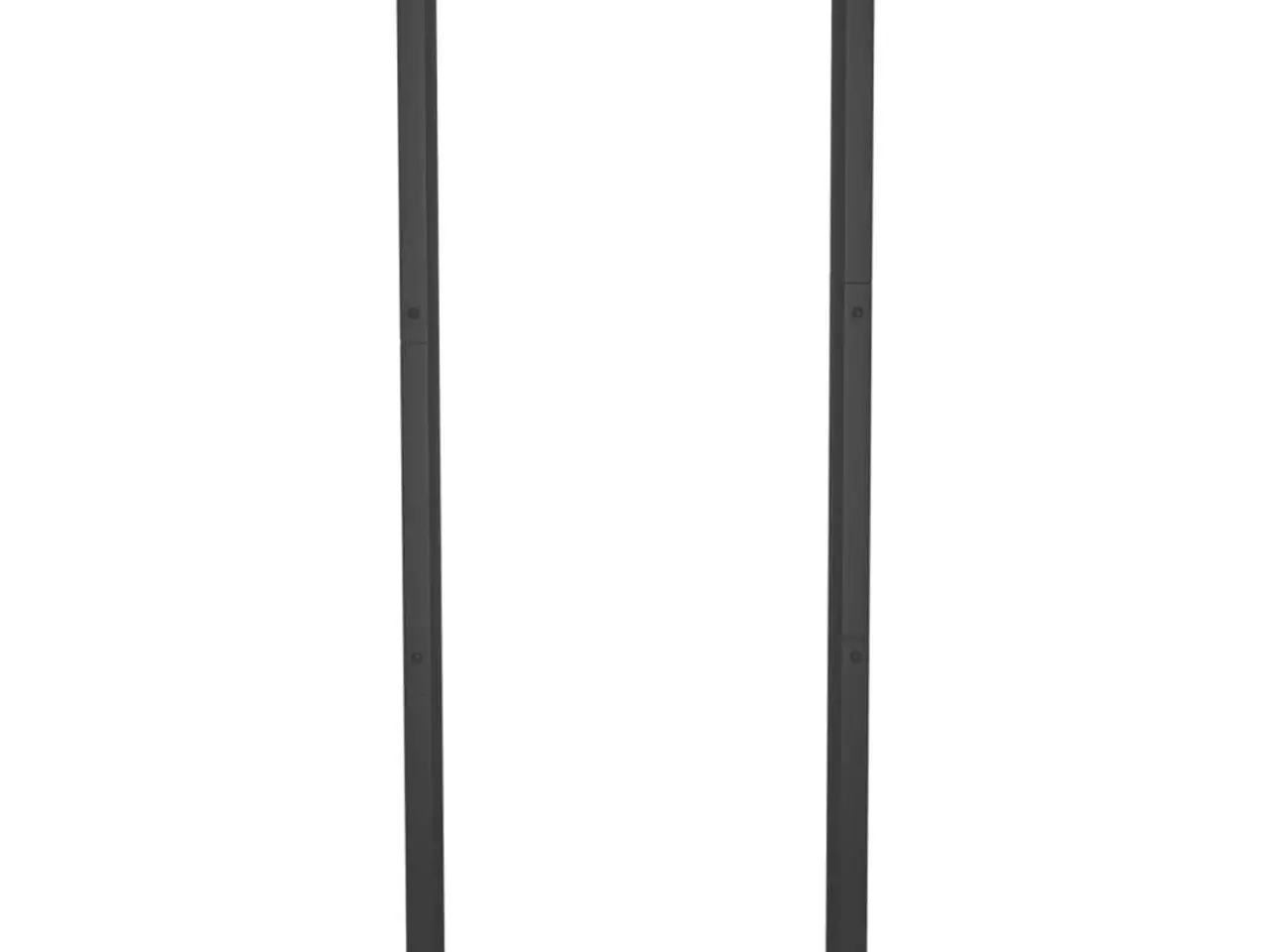 Billede 3 - Brændestativ 50x28x132 cm stål matsort