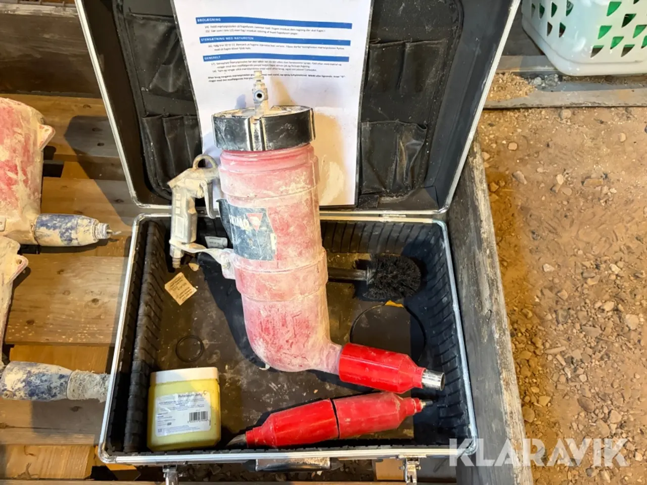 Billede 4 - Mørtelpistoler med Eskimo mørtelfugepistol og tilbehør HD / Eskimo Ukendt