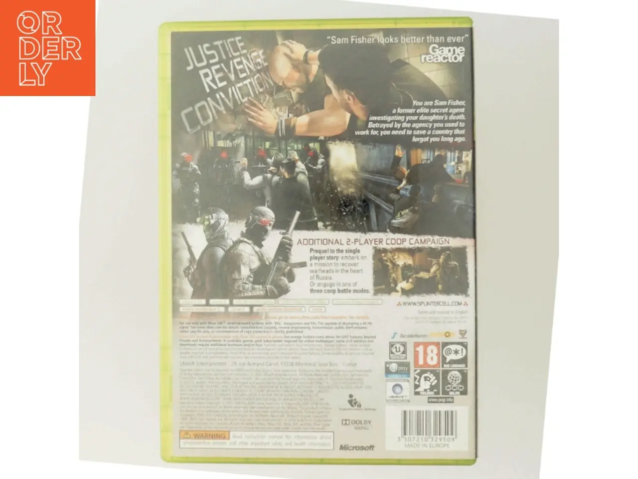 Billede 3 - Tom Clancy's Splinter Cell: Conviction fra x box