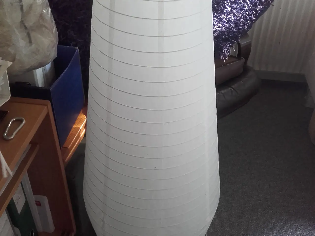 Billede 1 - IKEA DUDERÖ gulvlampe – Retro rispapirlampe i ok