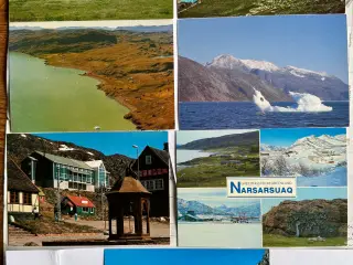 Grønland 7 stk postkort