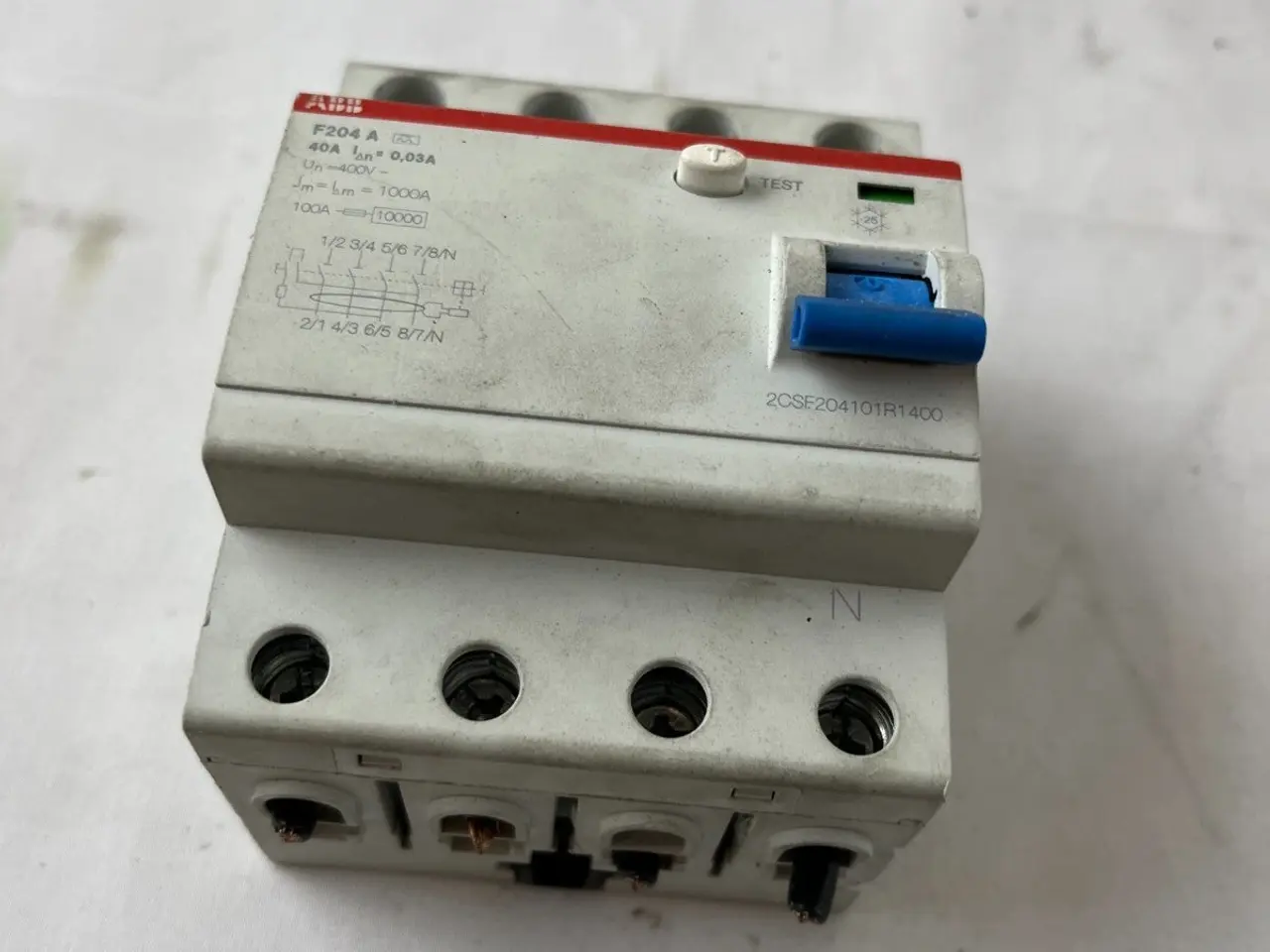 Billede 4 - ABB F204 A 40A 30mA 4-Pole RCCB RCD Residual