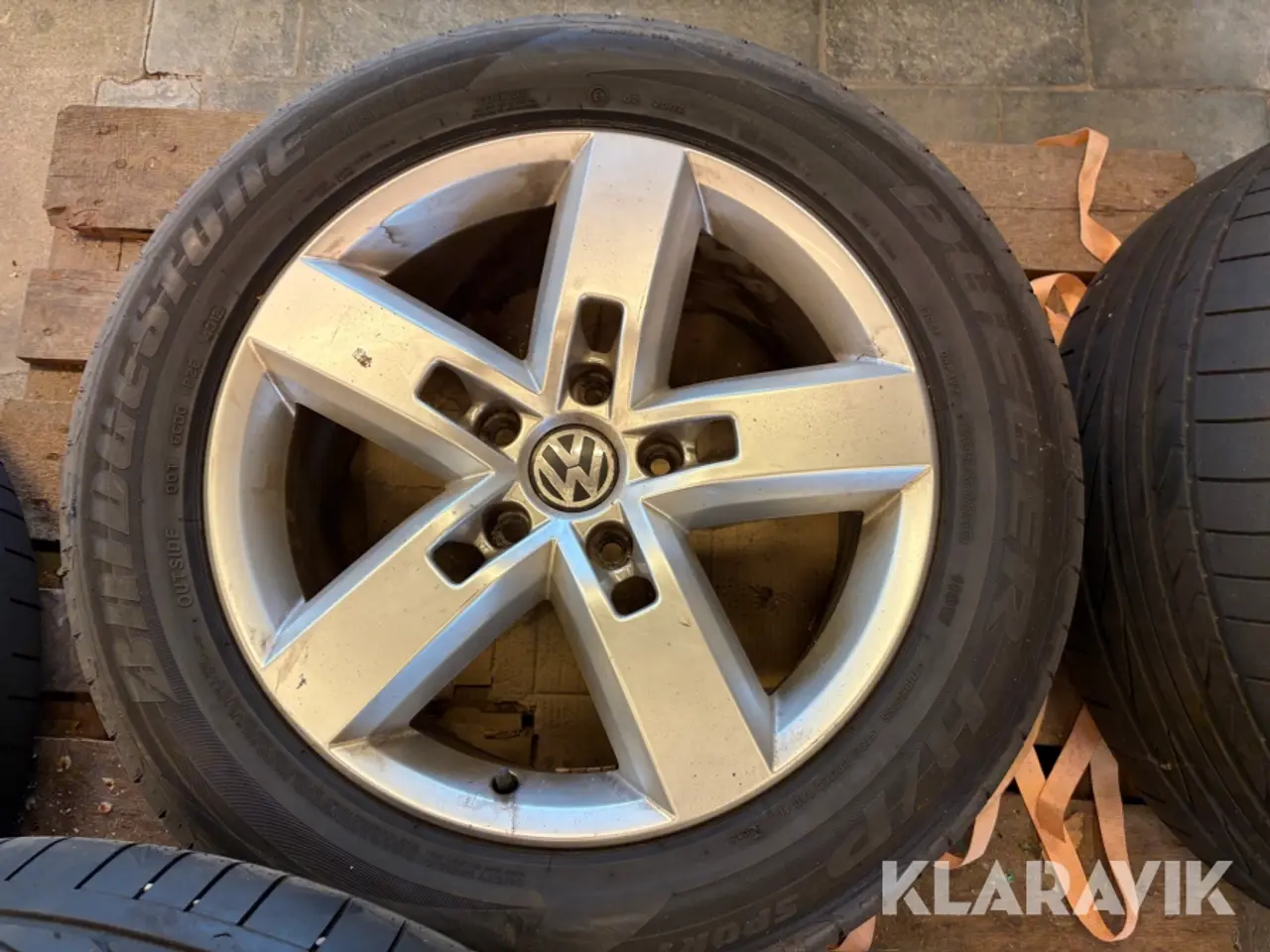 Billede 6 - Alufælge med vinterdæk Bridgestone Dueller H/P - 4 styk