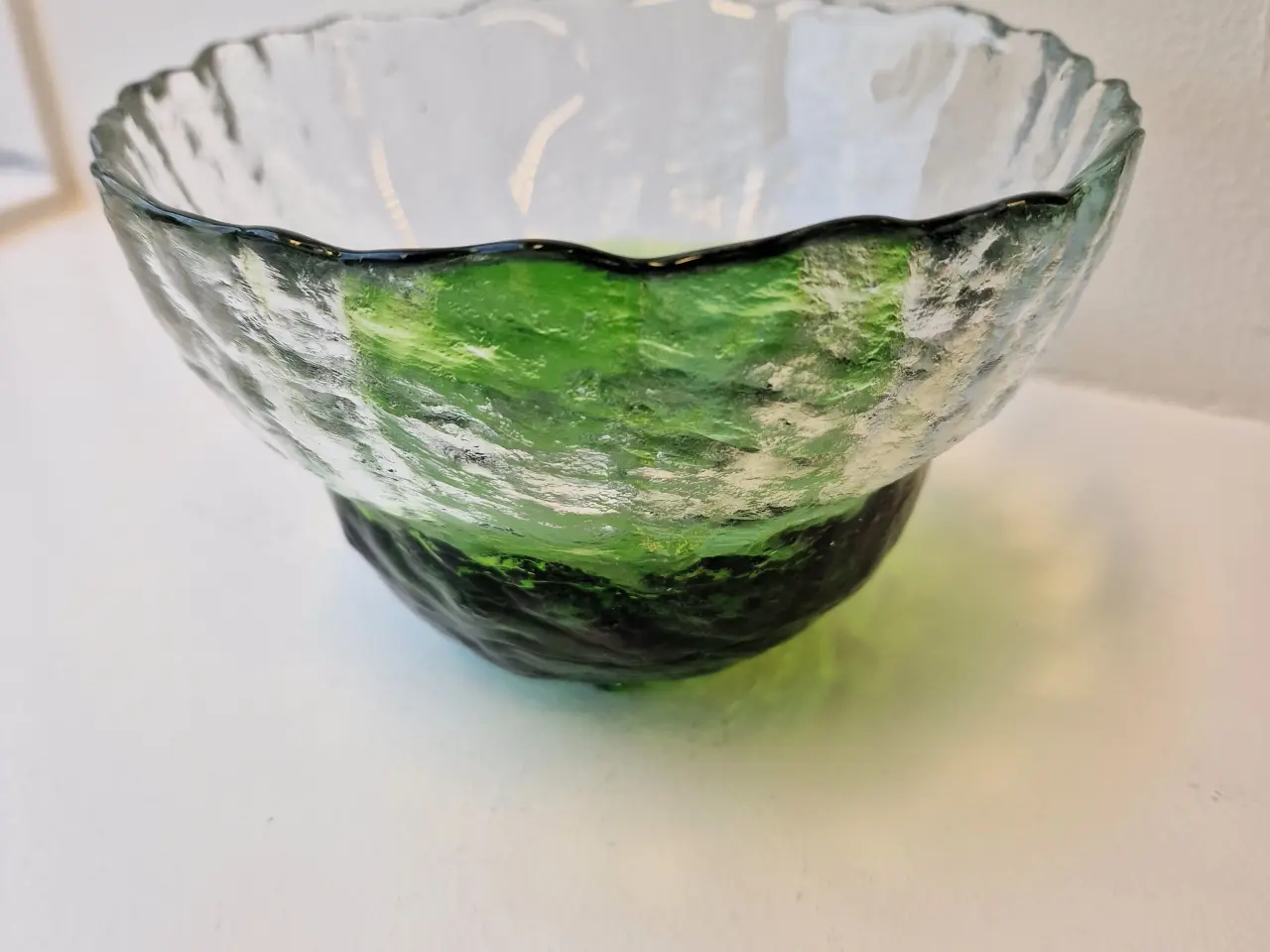Billede 1 - Smuk glasskål.