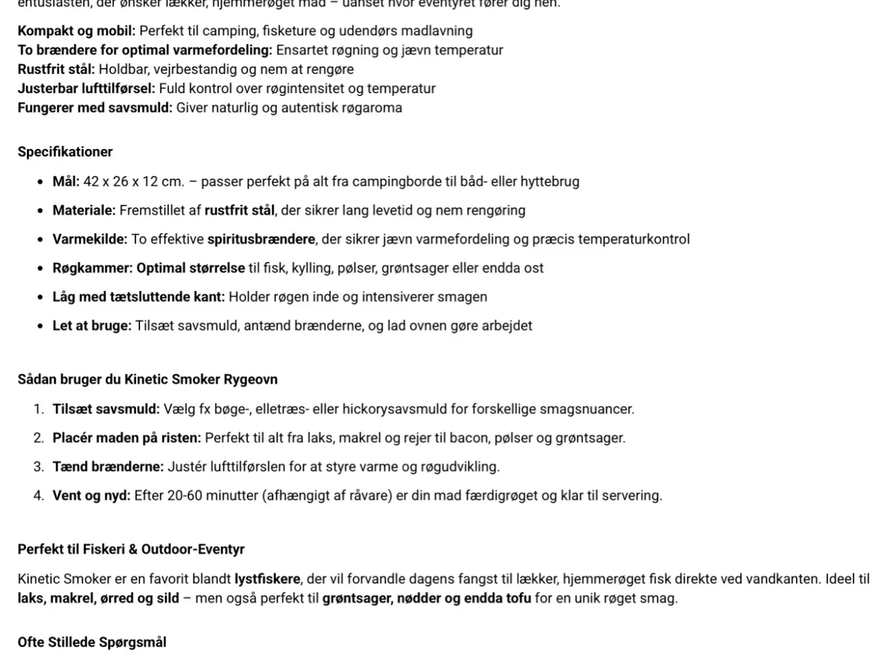 Billede 3 - Helt ny rygeovn
