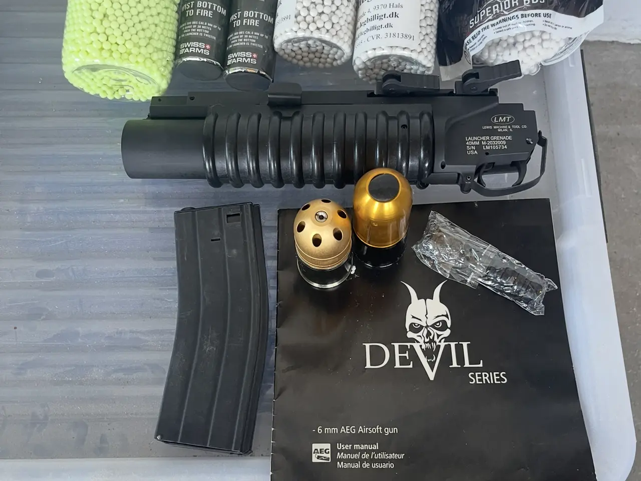 Billede 4 - Air softgun DEVIL Carbine med tilbehør