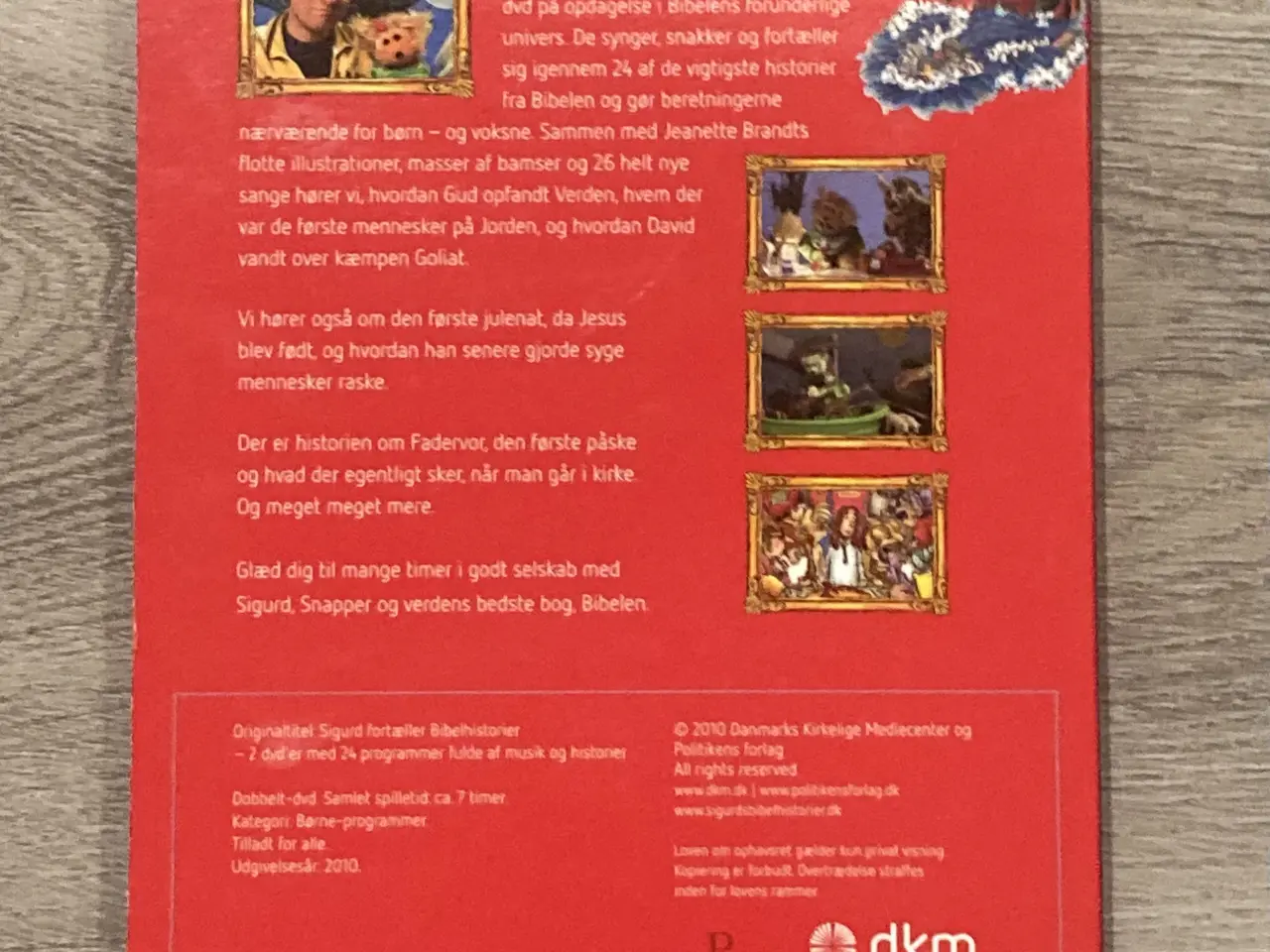 Billede 2 - 2 DVD’er: Sigurd fortæller Bibelhistorier