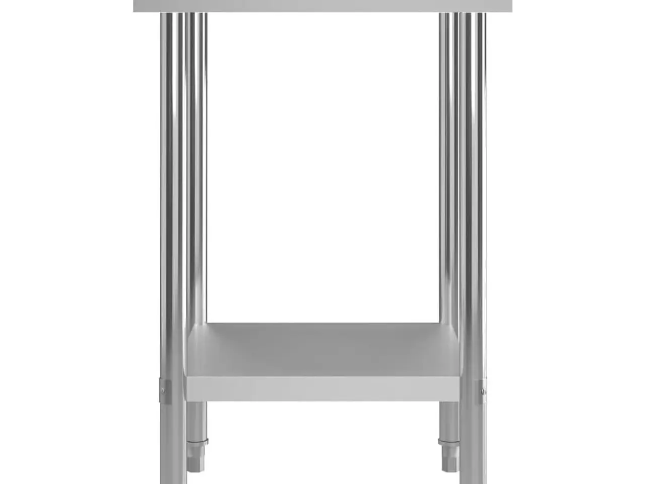 Billede 4 - Arbejdsbord til køkken med stænkplade 60×60×93 cm - rustfrit stål