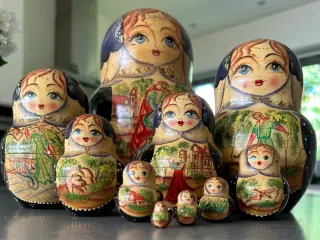 Babushka dukker - 10 stk i sættet