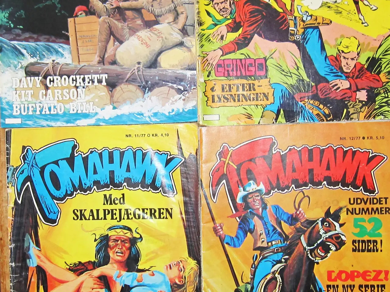 Billede 1 - Her sælges 4 numre af Tomahawk