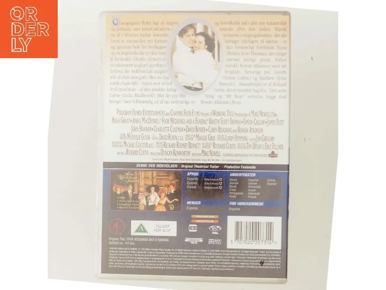 Billede 3 - fire bryllupper og en begravelse med Hugh Grant (DVD)