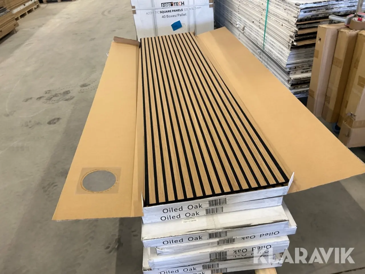 Billede 1 - Akustikpaneler Fibrotech Oiled Oak light 40 styk