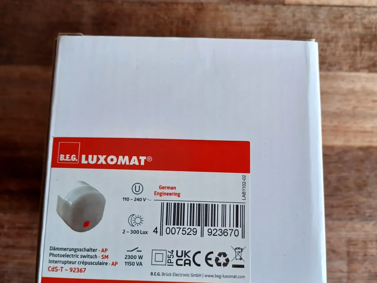 Billede 2 - 3 stk B.E.G. Luxomat skumringsrelæ CDS-T sælges