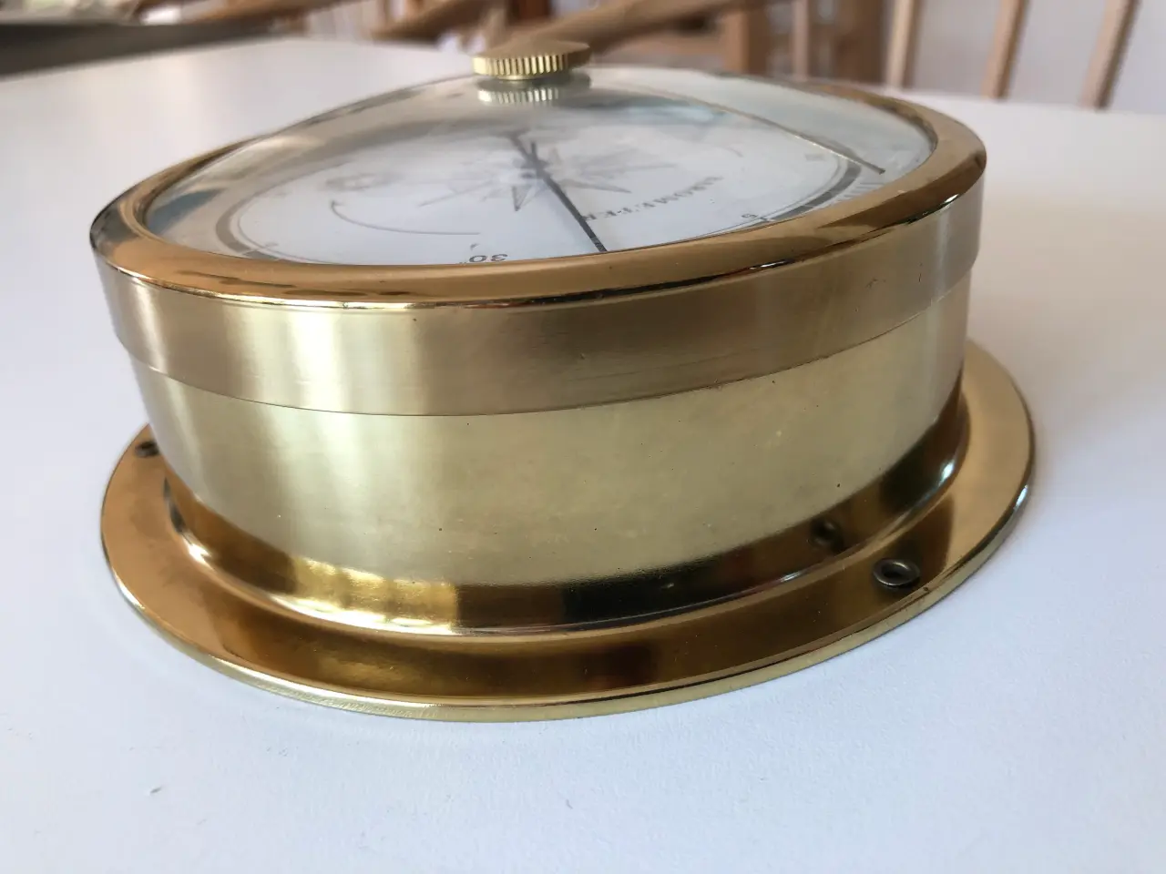 Billede 5 - Skibsbarometer i messing