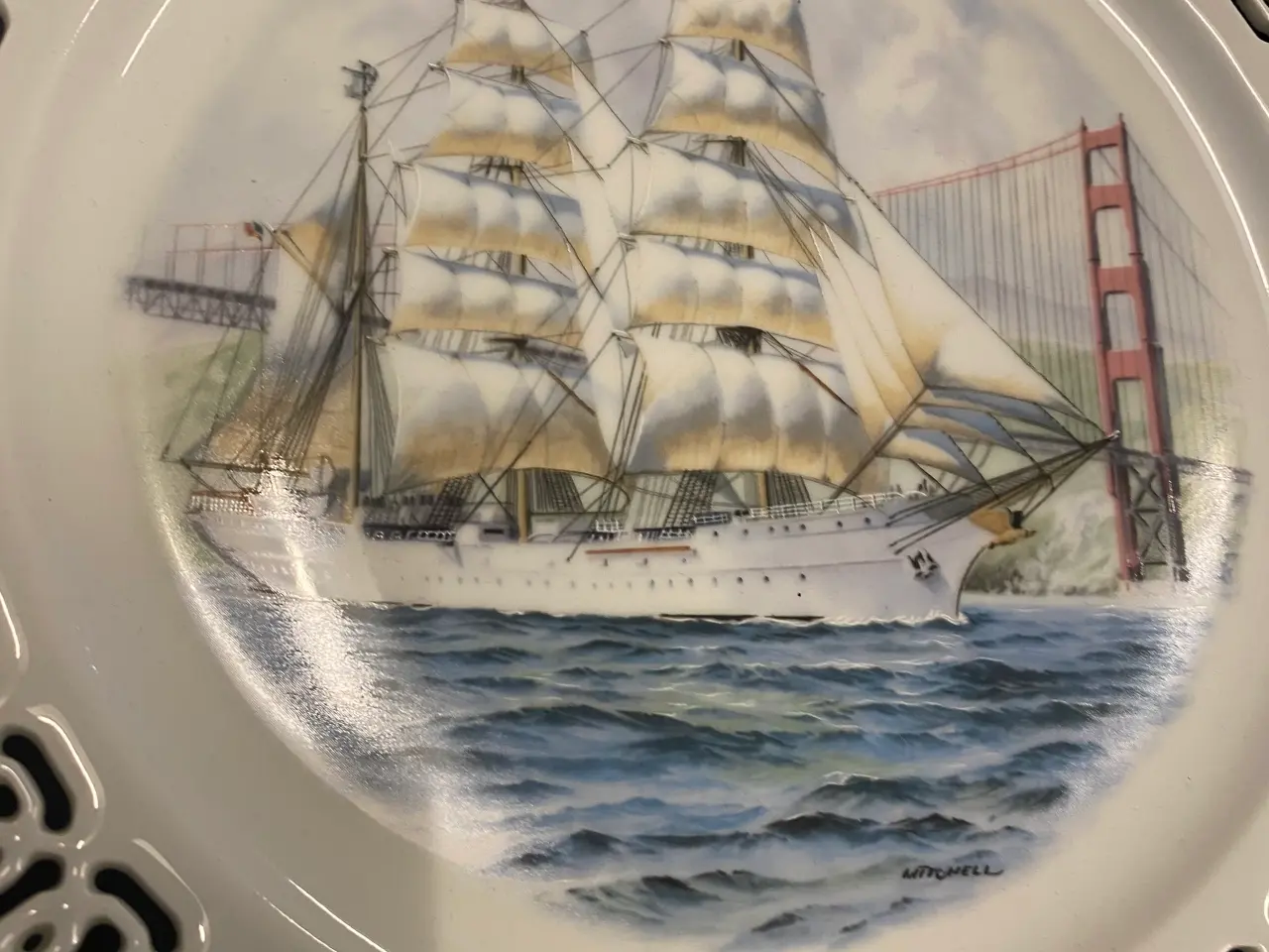 Billede 6 - 6 stk Vindjammer platter