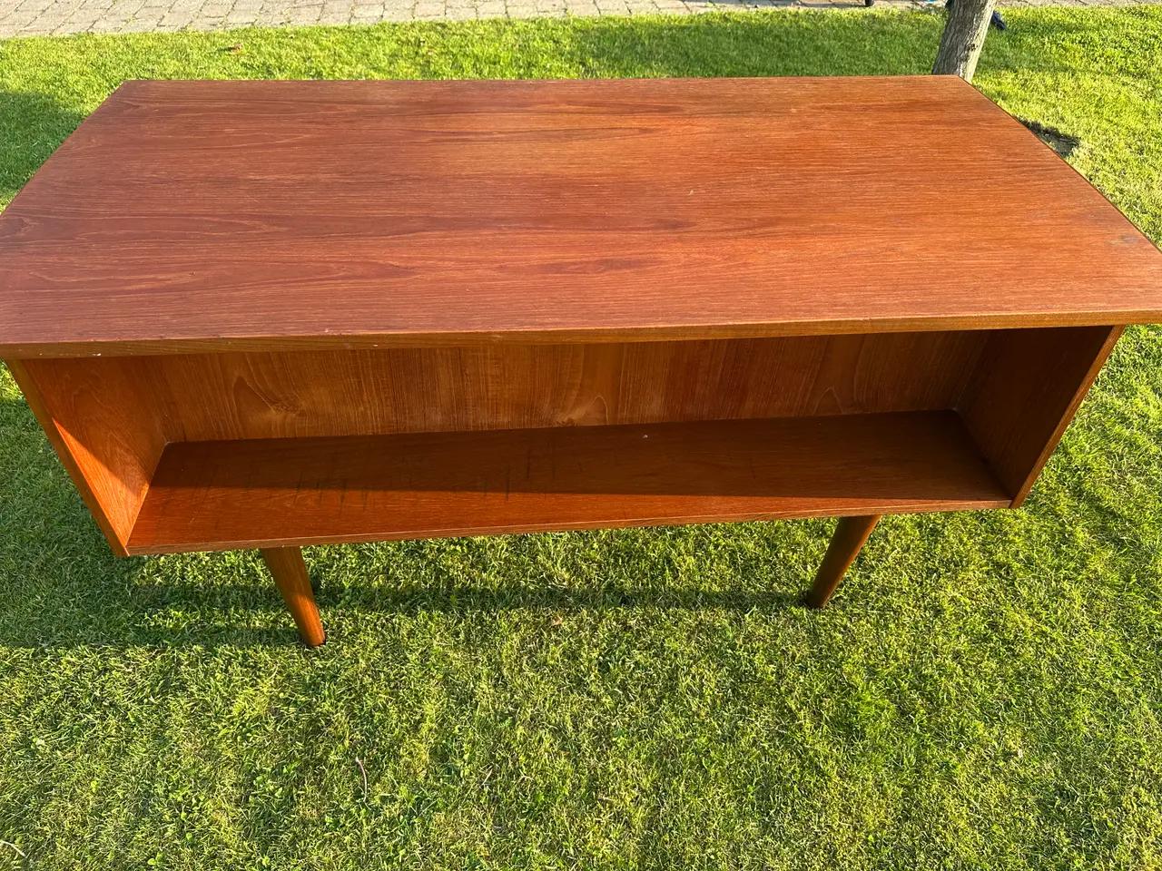 Billede 6 - Skrivebord, teaktræ m. skuffer